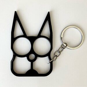 Black Cat Self Defense Keychain